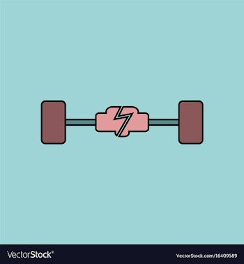 Flat icon design collection car chassis vector image