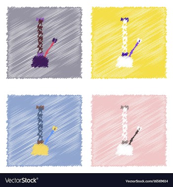 Flat icon design collection car crane in hatching vector image