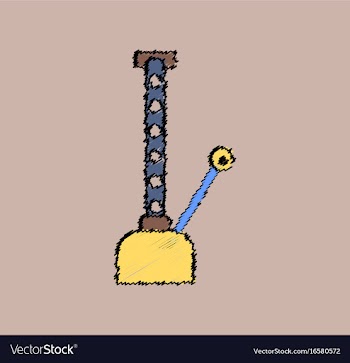 Flat icon design collection car crane in hatching vector image