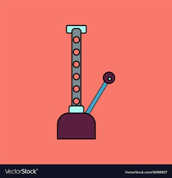 Flat icon design collection car crane vector image