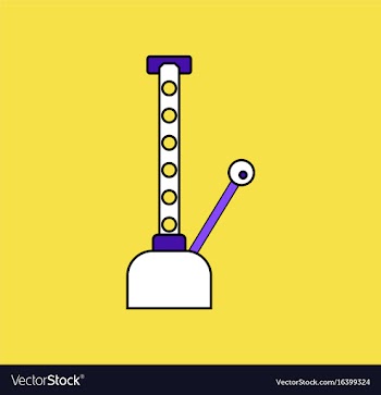 Flat icon design collection car crane vector image