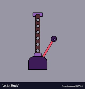 Flat icon design collection car crane vector image