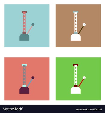 Flat icon design collection car crane vector image