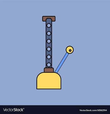 Flat icon design collection car crane vector image