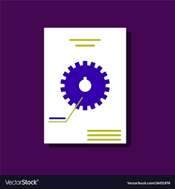 Flat icon design collection car gear scheme in vector image