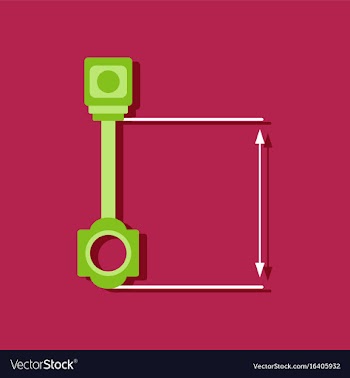 Flat icon design collection car piston and arrows vector image