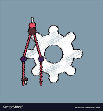 Flat icon design collection car piston and arrows vector image
