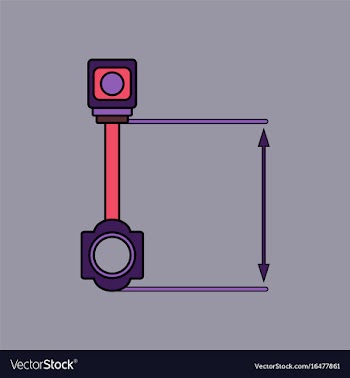 Flat icon design collection car piston and arrows vector image