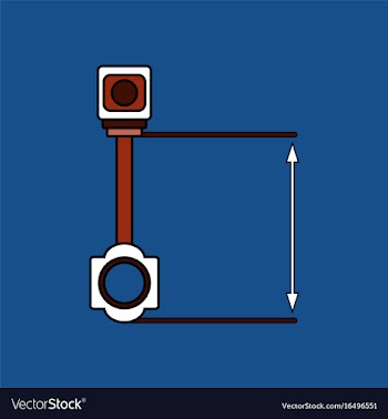 Flat icon design collection car piston and arrows vector image