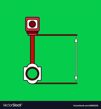 Flat icon design collection car piston and arrows vector image
