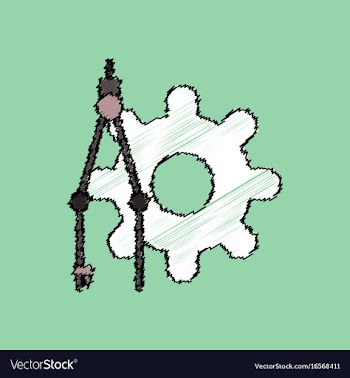 Flat icon design collection car piston and arrows vector image