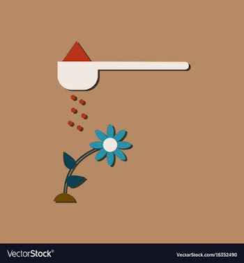 Flat icon design collection care for flower in vector image