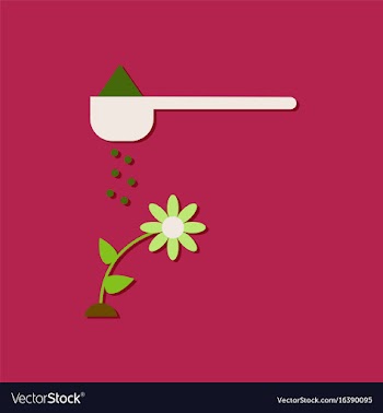 Flat icon design collection care for flower in vector image