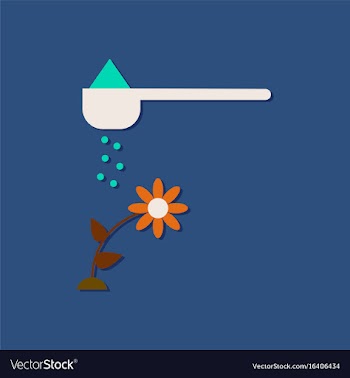 Flat icon design collection care for flower in vector image