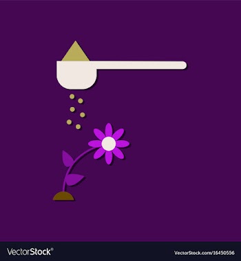 Flat icon design collection care for flower in vector image