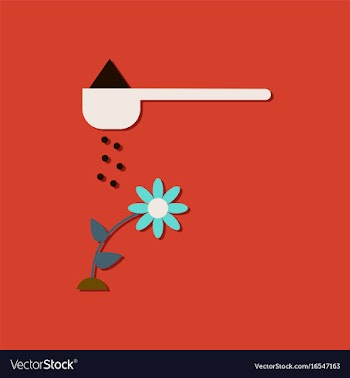Flat icon design collection care for flower in vector image
