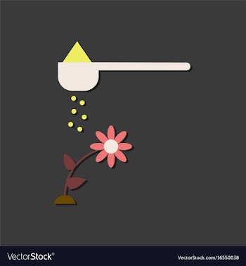 Flat icon design collection care for flower in vector image