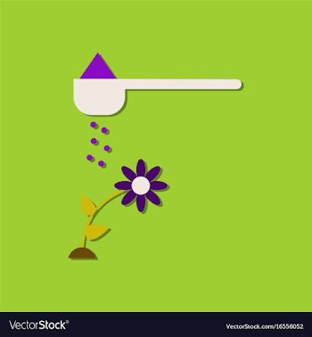 Flat icon design collection care for flower in vector image