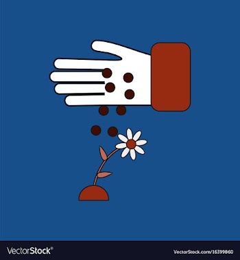 Flat icon design collection care for flower vector image
