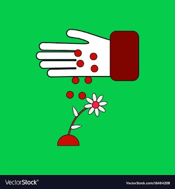 Flat icon design collection care for flower vector image