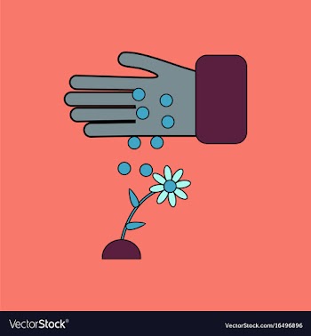 Flat icon design collection care for flower vector image
