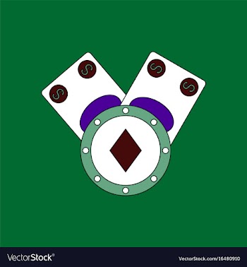 Flat icon design collection casino chip and cash vector image