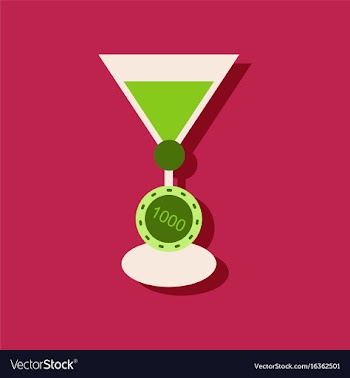 Flat icon design collection casino chip and vector image