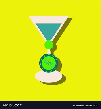 Flat icon design collection casino chip and vector image