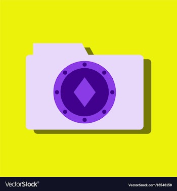 Flat icon design collection casino chip on folder vector image