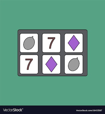 Flat icon design collection casino gambling vector image