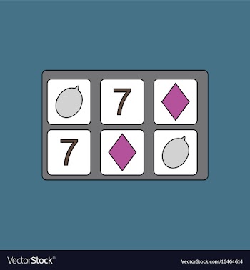 Flat icon design collection casino gambling vector image