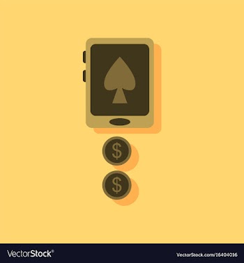 Flat icon design collection casino online in vector image