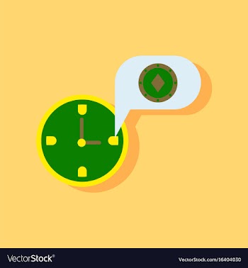 Flat icon design collection casino stuff time in vector image