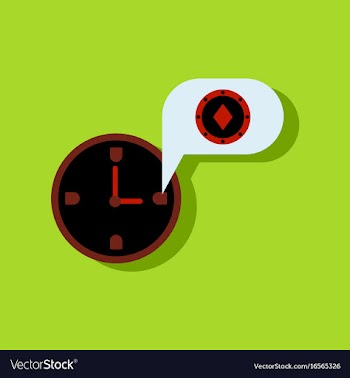 Flat icon design collection casino stuff time in vector image