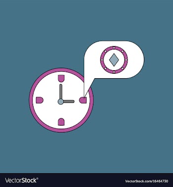 Flat icon design collection casino stuff time vector image