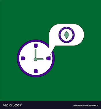 Flat icon design collection casino stuff time vector image