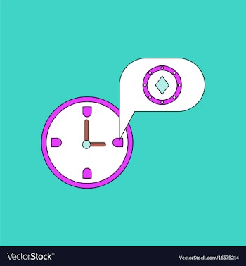 Flat icon design collection casino stuff time vector image