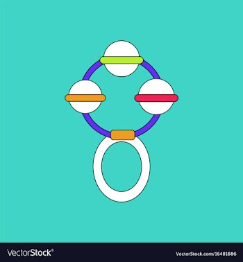 Flat icon design collection children beanbag vector image