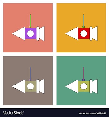 Flat icon design collection children constructor vector image