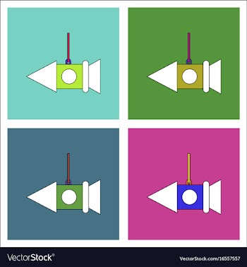 Flat icon design collection children constructor vector image