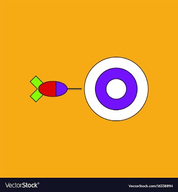 Flat icon design collection children darts vector image