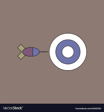 Flat icon design collection children darts vector image