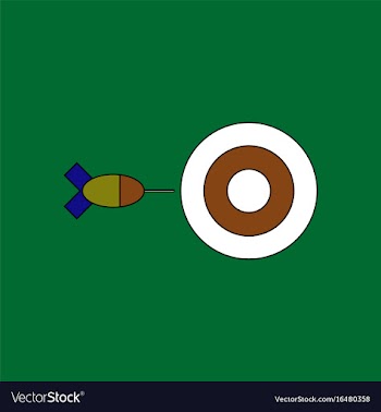 Flat icon design collection children darts vector image
