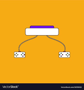 Flat icon design collection children game console vector image