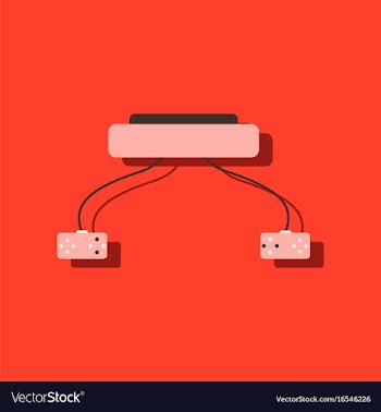 Flat icon design collection children game console vector image