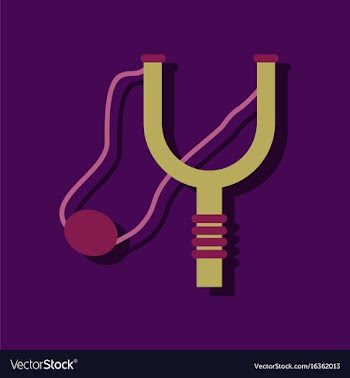 Flat icon design collection children slingshot in vector image