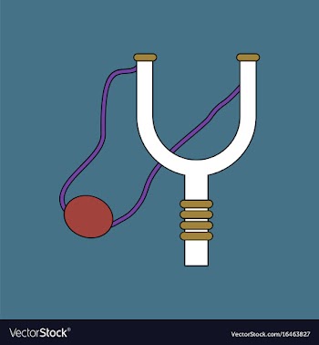 Flat icon design collection children slingshot vector image