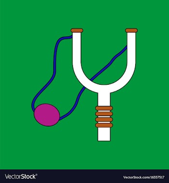 Flat icon design collection children slingshot vector image
