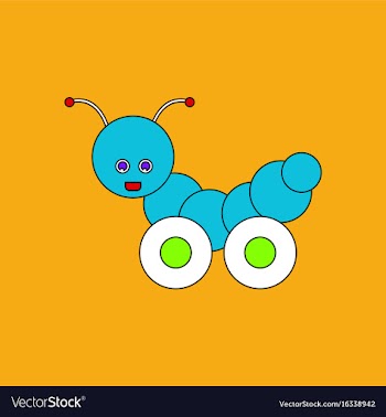 Flat icon design collection children toy vector image