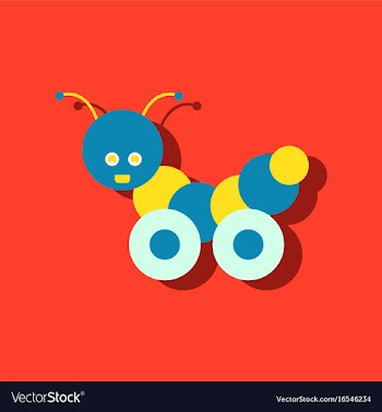 Flat icon design collection children toy vector image
